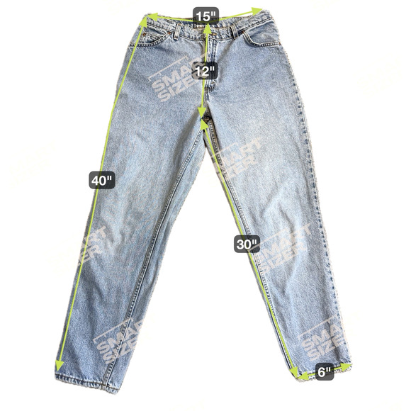 RARE VTG Levis WHITE Tab 15951 Relaxed Fit Tapered Leg Jeans Size 10 951 - Picture 7 of 7